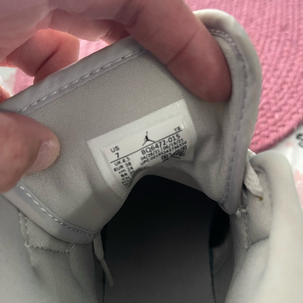 Jordan Athletic Gray and White Sneakers - Picture 2 of 8